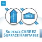 Mesurages Carrez et surface habitable - A DISTANCE