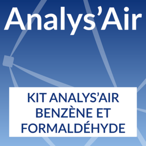PACK Analys’Air Benzène + Formaldéhyde